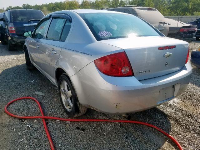 1G1AF5F58A7226260 - 2010 CHEVROLET COBALT 2LT SILVER photo 3