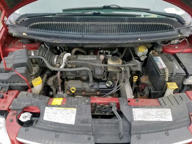 2A4GP54L86R626867 - 2006 CHRYSLER TOWN & COU RED photo 7