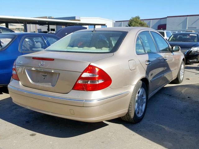 WDBUF56J46A800850 - 2006 MERCEDES-BENZ E 350 GOLD photo 4