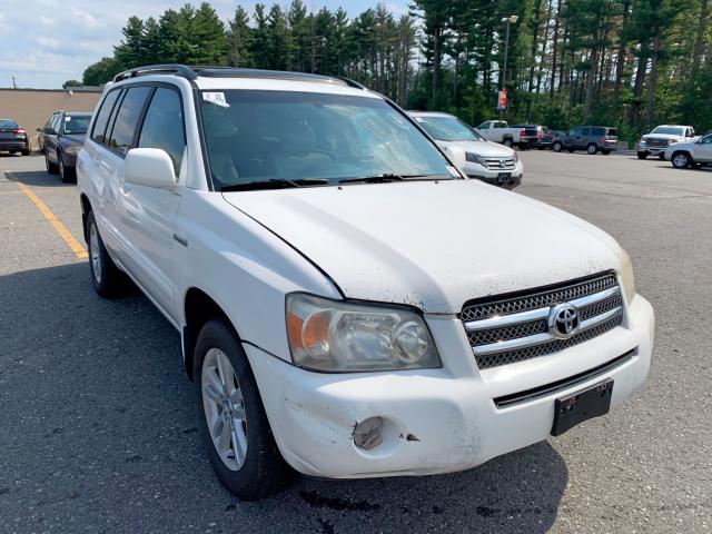 JTEEW21AX60025354 - 2006 TOYOTA HIGHLANDER WHITE photo 2