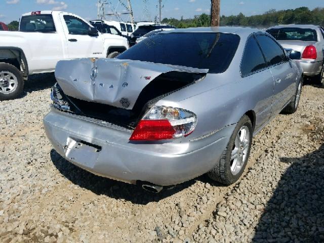 19UYA41643A009505 - 2003 ACURA 3.2CL TYPE SILVER photo 4