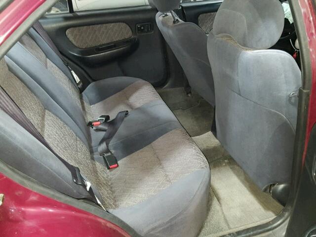 3N1AB41D6XL104063 - 1999 NISSAN SENTRA BAS RED photo 6