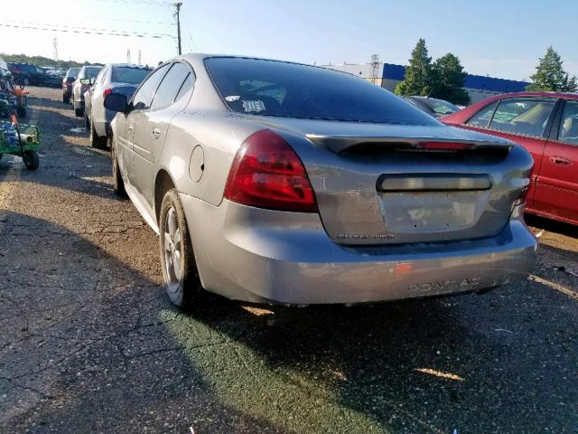 2G2WP552681110925 - 2008 PONTIAC GRAND PRIX GRAY photo 3