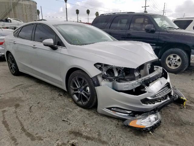 3FA6P0G71JR211689 - 2018 FORD FUSION S SILVER photo 1