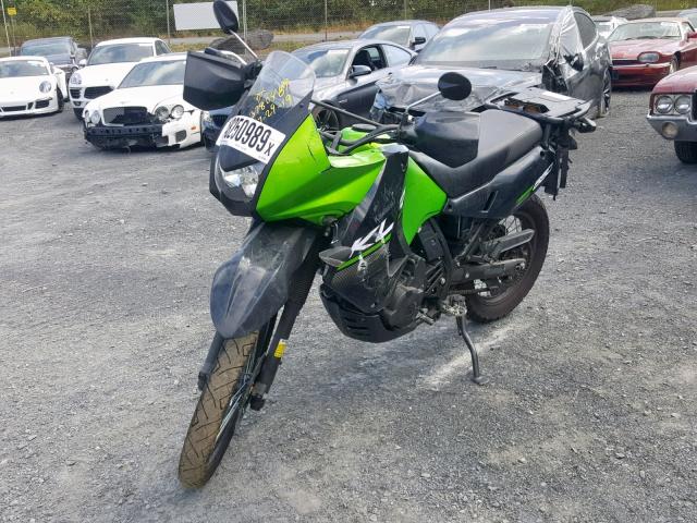 JKAKLEE1XEDA75350 - 2014 KAWASAKI KL650 E GREEN photo 2