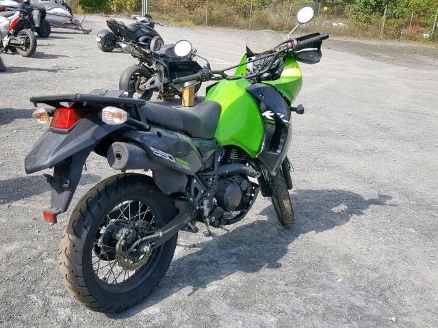 JKAKLEE1XEDA75350 - 2014 KAWASAKI KL650 E GREEN photo 4