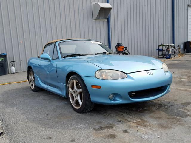 JM1NB353610216747 - 2001 MAZDA MX-5 MIATA BLUE photo 1