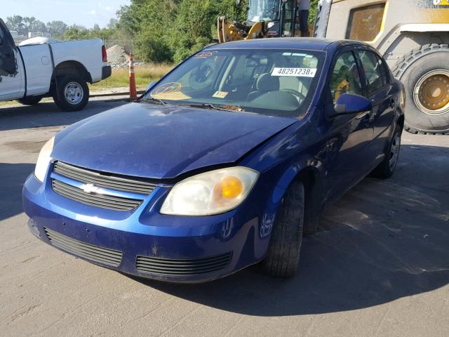 1G1AL55F577241455 - 2007 CHEVROLET COBALT LT BLUE photo 2