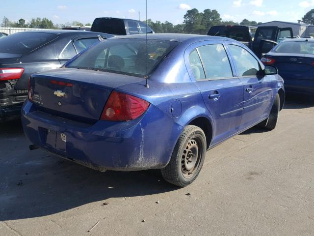 1G1AL55F577241455 - 2007 CHEVROLET COBALT LT BLUE photo 4