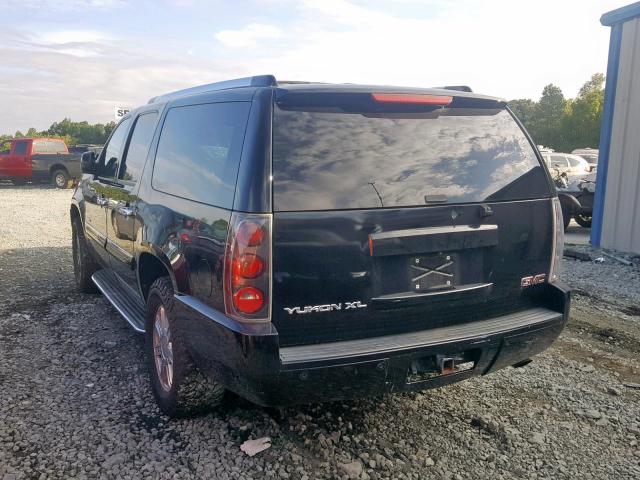 1GKFK66897J257221 - 2007 GMC YUKON XL D BLACK photo 3