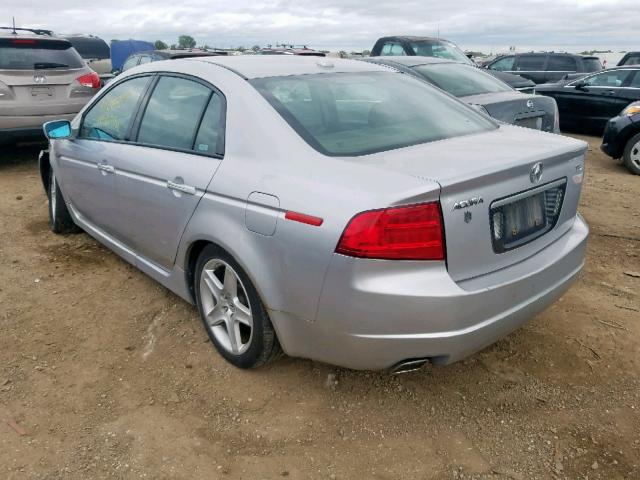 19UUA66236A045027 - 2006 ACURA 3.2TL SILVER photo 3