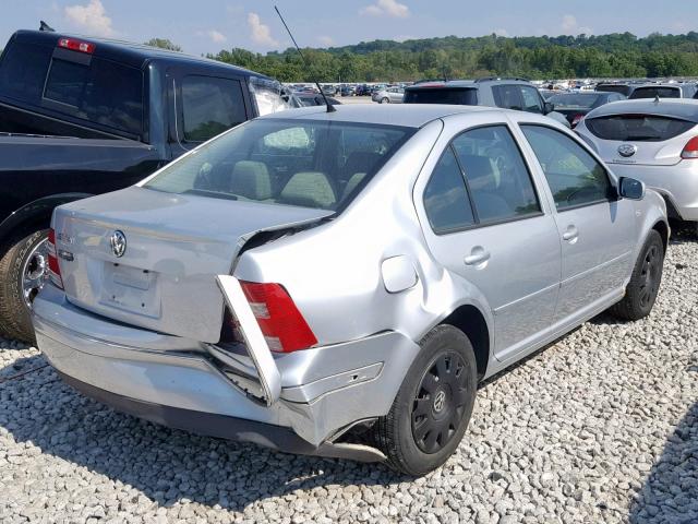 3VWRK69M24M125690 - 2004 VOLKSWAGEN JETTA GL SILVER photo 4