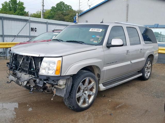 3GYFK66N05G206782 - 2005 CADILLAC ESCALADE E TAN photo 2