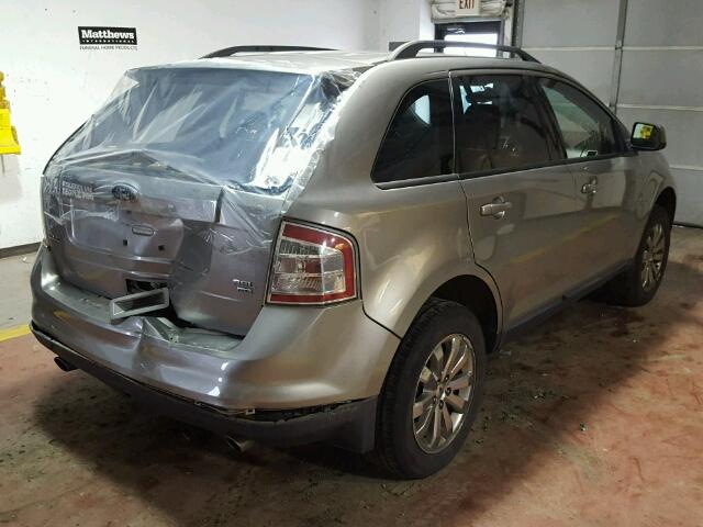 2FMDK48CX8BA43123 - 2008 FORD EDGE SEL SILVER photo 4