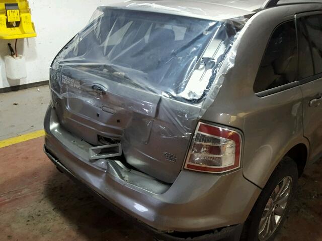 2FMDK48CX8BA43123 - 2008 FORD EDGE SEL SILVER photo 9