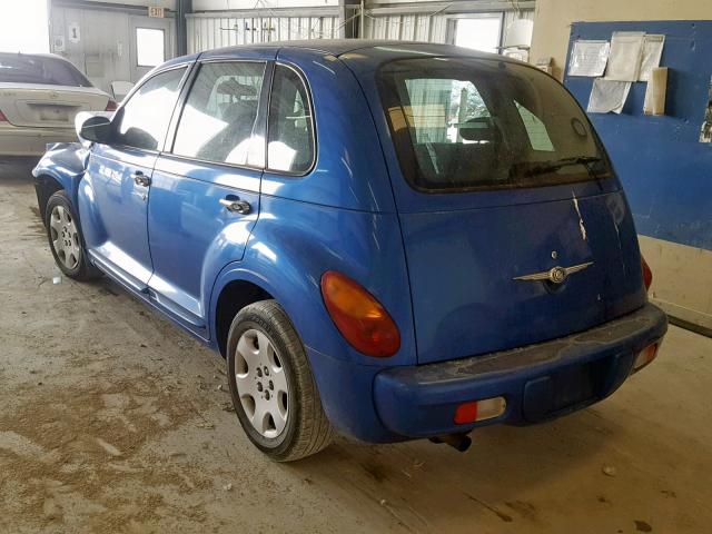 3C4FY48B34T202811 - 2004 CHRYSLER PT CRUISER BLUE photo 3