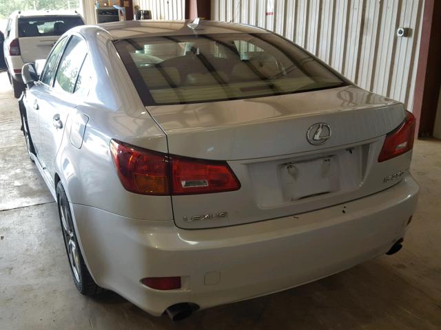 JTHBK262385072959 - 2008 LEXUS IS 250 WHITE photo 3