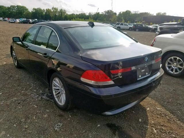 WBAGL63585DP76082 - 2005 BMW 745 I BLACK photo 3