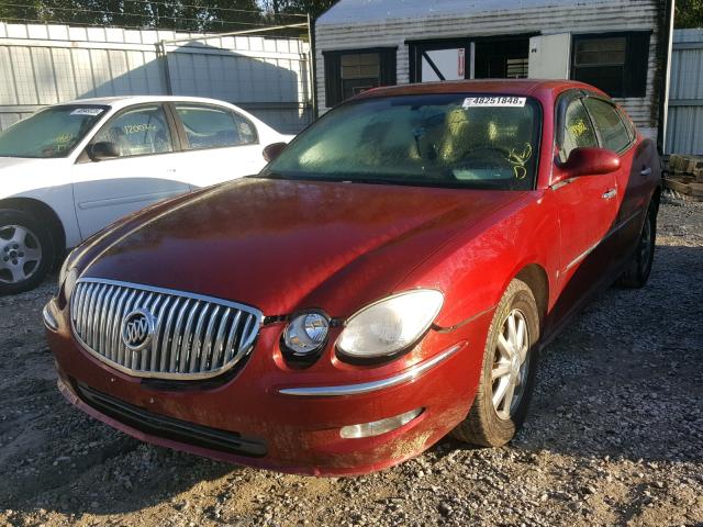 2G4WD582781284269 - 2008 BUICK LACROSSE C MAROON photo 2