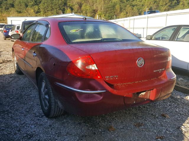 2G4WD582781284269 - 2008 BUICK LACROSSE C MAROON photo 3