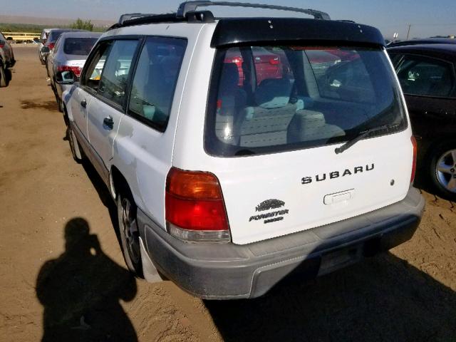 JF1SF6354YH726058 - 2000 SUBARU FORESTER L WHITE photo 3