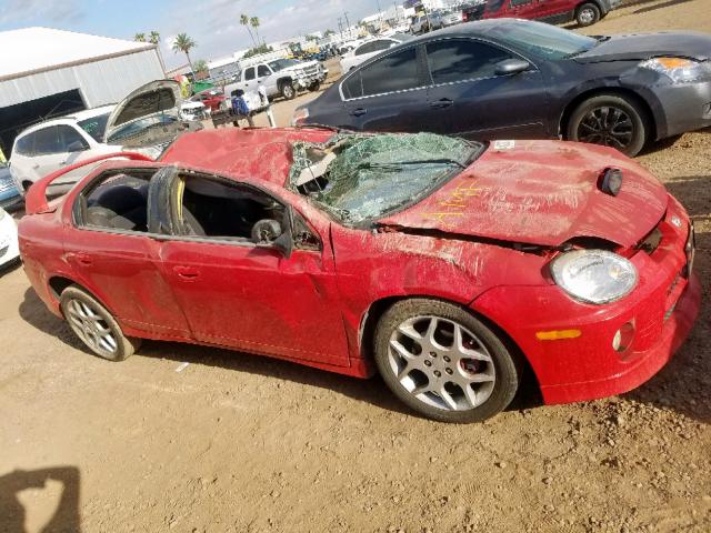 1B3ES66S53D195183 - 2003 DODGE NEON SRT-4 RED photo 9