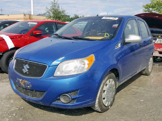 KL5TJ66E59B684826 - 2009 SUZUKI SWIFT BLUE photo 2