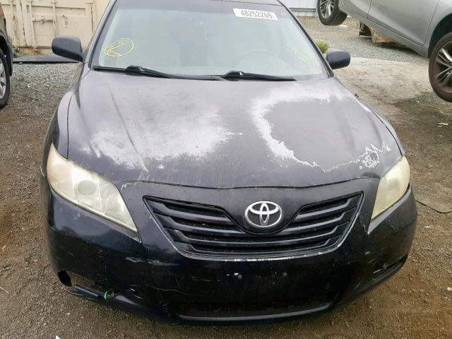 4T1BE46K17U166567 - 2007 TOYOTA CAMRY NEW BLACK photo 9