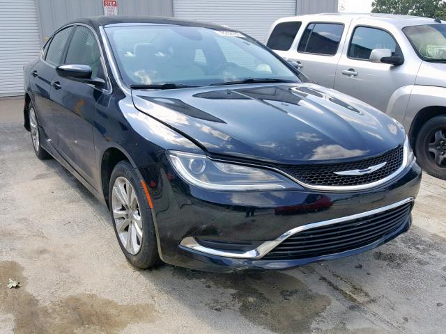 1C3CCCAB3FN661950 - 2015 CHRYSLER 200 LIMITE BLACK photo 1