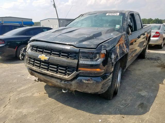 1GCRCPEH8GZ391314 - 2016 CHEVROLET SILVERADO BLACK photo 2