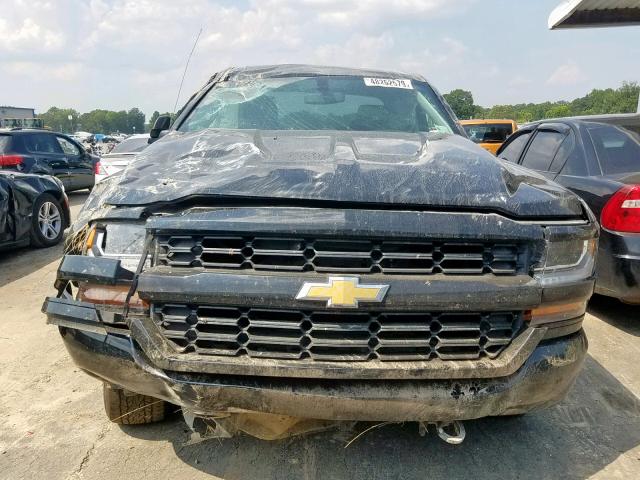 1GCRCPEH8GZ391314 - 2016 CHEVROLET SILVERADO BLACK photo 7