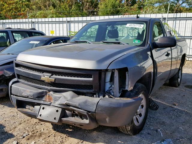 1GCEC14X28Z306327 - 2008 CHEVROLET SILVERADO GRAY photo 2