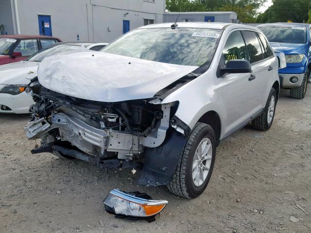 2FMDK3GC2DBC12024 - 2013 FORD EDGE SE SILVER photo 2