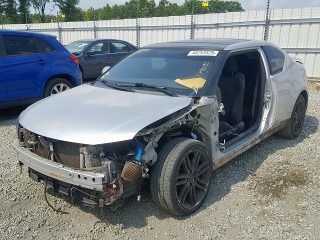 JTKJF5C73C3033238 - 2012 TOYOTA SCION TC ვერცხლისფერი ფოტო 2