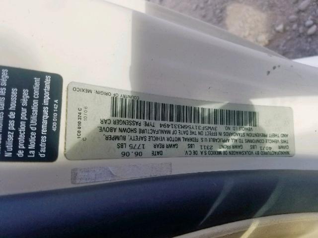 3VWSF31Y56M331494 - 2006 VOLKSWAGEN NEW BEETLE Beige Foto 10