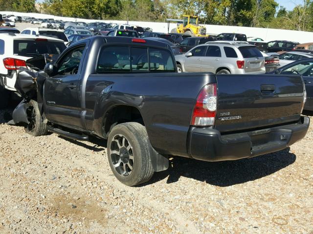 5TENX4CN0AZ729407 - 2010 TOYOTA TACOMA SILVER photo 3