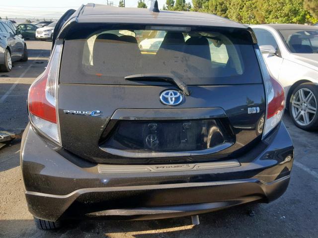 JTDKDTB33H1597088 - 2017 TOYOTA PRIUS C BLACK photo 9