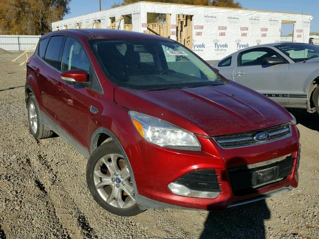 1FMCU9H9XDUB99223 - 2013 FORD ESCAPE SEL RED photo 1