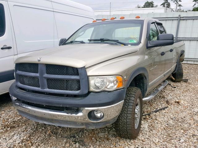 3D7KU28C13G806815 - 2003 DODGE RAM 2500 S Qızıl foto 2