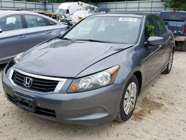 1HGCP2F33AA147836 - 2010 HONDA ACCORD LX BLACK photo 2