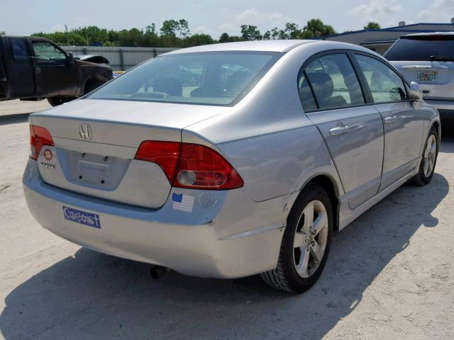 1HGFA169X8L032274 - 2008 HONDA CIVIC EXL 银色 照片 4