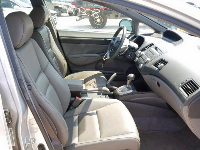 1HGFA169X8L032274 - 2008 HONDA CIVIC EXL 银色 照片 5