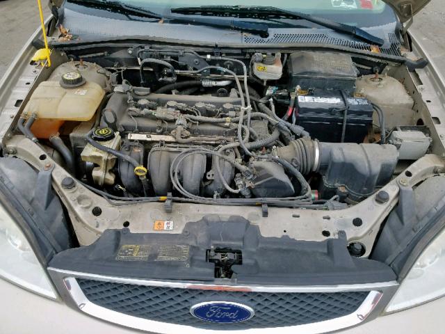 1FAFP34N77W258588 - 2007 FORD FOCUS ZX4 GOLD photo 7