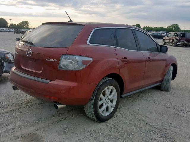 JM3ER293080204630 - 2008 MAZDA CX-7 MAROON photo 4