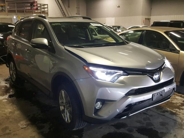 JTMDJREV9JD183898 - 2018 TOYOTA RAV4 HV LI SILVER photo 1