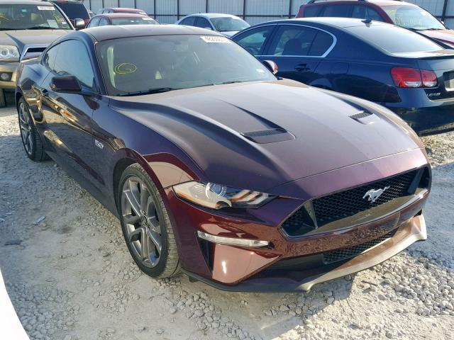 1FA6P8CF7J5103673 - 2018 FORD MUSTANG GT MAROON photo 1