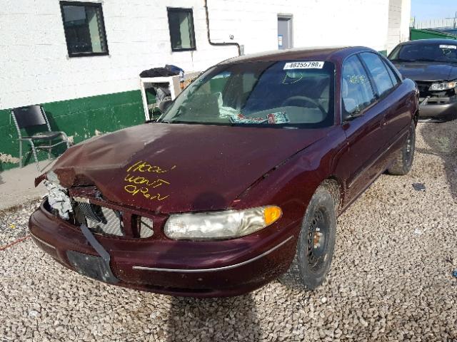 2G4WS52M9X1512027 - 1999 BUICK CENTURY CU MAROON photo 2