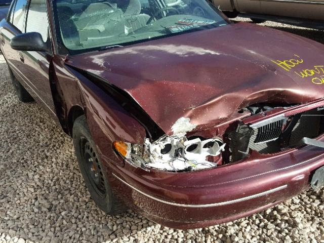 2G4WS52M9X1512027 - 1999 BUICK CENTURY CU MAROON photo 9