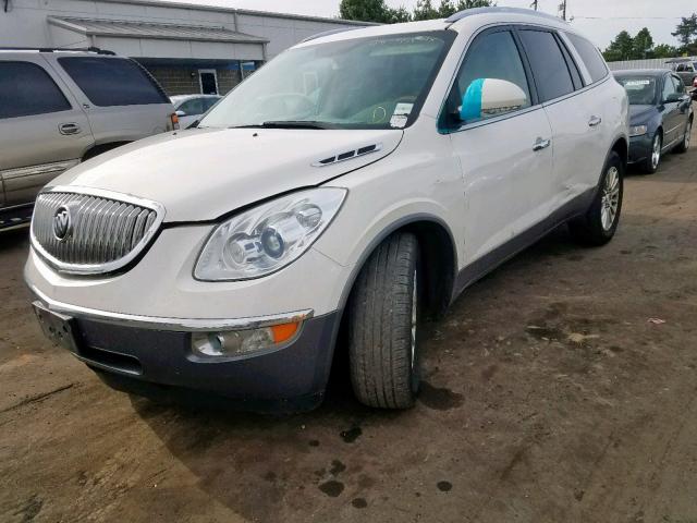 5GAKVBED5BJ409014 - 2011 BUICK ENCLAVE CX WHITE photo 2