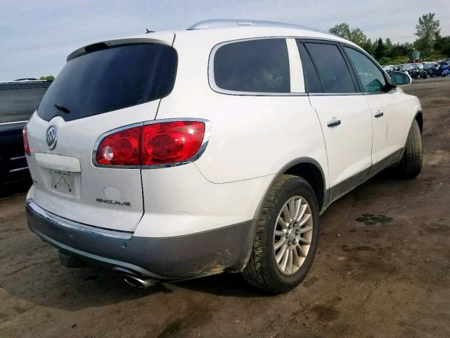 5GAKVBED5BJ409014 - 2011 BUICK ENCLAVE CX WHITE photo 4